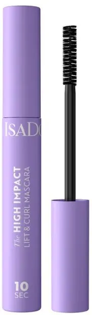 IsaDora Rimel pentru volum și ondulare 10 sec High Impact Lift & Curl, 01 Black, 9 ml
