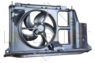 Ventilator radiator Stanga (cu carcasa) potrivit CITROEN BERLINGO MINIVAN; PEUGEOT 206, 206+ 1.1-2.0D 08.98