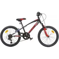 Bicicleta copii 6-9 ani, 20 inch, Mtb Baieti Sport Negru Cu Si Suspensie, Dino Bikes DB420US0406BR