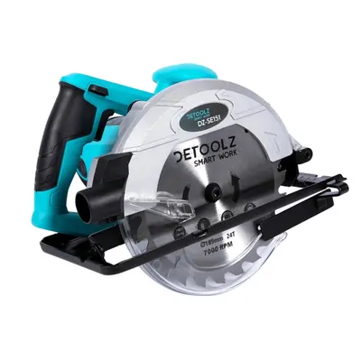 Fierastrau electric circular de mana 1500W, 185mm, Detoolz DZ-SE151
