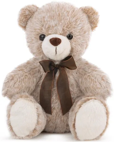Jucărie de pluș Amek Toys - Urs, bej melange, 24 cm