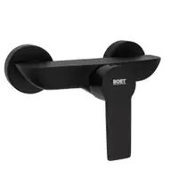 Baterie dus Boet Ares monocomanda furtun si para de dus incluse negru mat