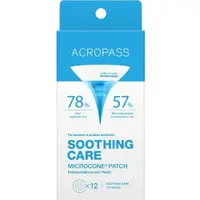Plasturi calmanti cu microconuri ACROPASS Soothing Care, 12 buc