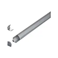 LED-Stripe Corner Profile semicircular Clear cover, 2000mm