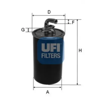Filtru combustibil UFI 24.030.00