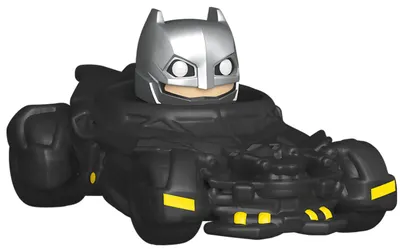 Figură Funko Bitty POP! Rides: Batman - Batman with Batmobile #88