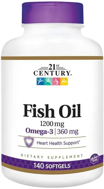 Fish Oil, 1200 mg, 140 capsule, 21st Century