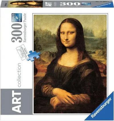 Puzzle Ravensburger din 300 piese - Leonardo Da Vinci: Mona Lisa