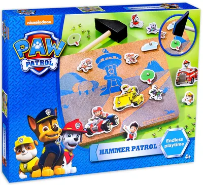Set creatie Totum Paw Patrol - Decoreaza singur, masini de patrulare