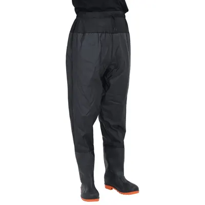 Gossi pantaloni cu talie inalta cu cizme, negru, marimea 46