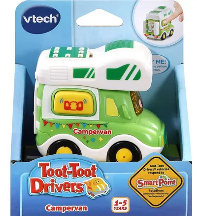 Jucărie Vtech - Mini mașină, rulotă