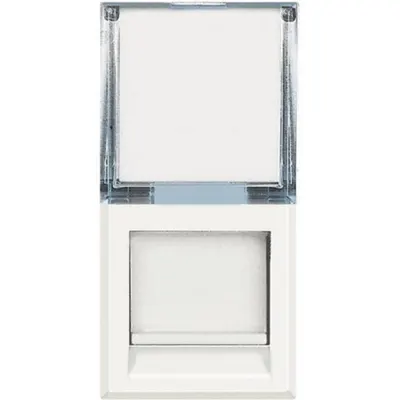 Priza RJ 45 Axolute - Cat. 6 - UTP - Alb - 1 modul