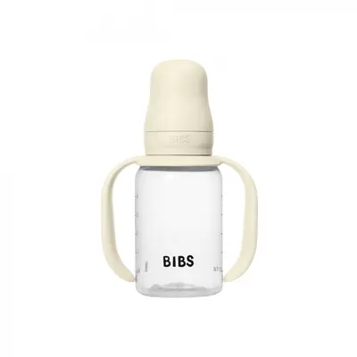 Set biberon tip Sippy Cup PP 150 ml cu cioc din silicon si sistem antipicurare Bibs Ivory