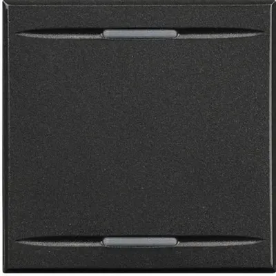 Capac tasta Axolute MyHOME BUS - neutru tip basculant - 2 module - antracit