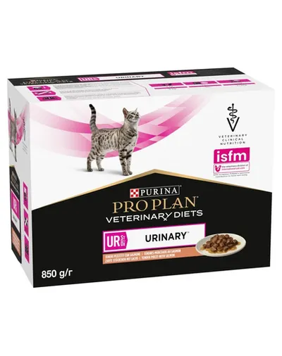 PURINA PRO PLAN Veterinary Diets Feline UR St/Ox Urinary cu somon 10x85 g