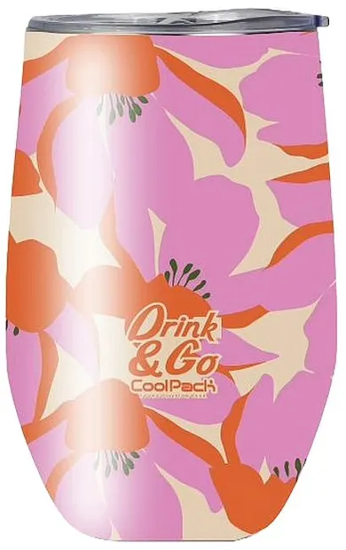 Ceaşcă de cafea Cool Pack - Flores Rosa, 500 ml