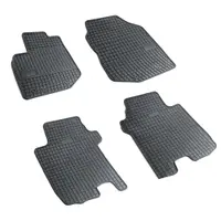 Set covorase auto din cauciuc Honda Jazz 2 2007-2014, presuri FROGUM, negre, 4 buc.