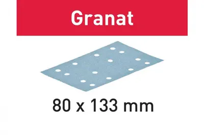 Foaie abraziva STF 80x133 P80 GR/10 Granat