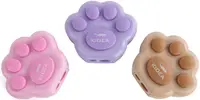 Dublă jucărie cu gumă Kidea - Paws, cu recipient, sortiment