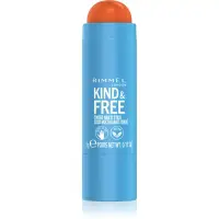 Rimmel Kind & Free machiaj multifuncțional pentru ochi, buze și față culoare 004 Tangerine Dream 5 g