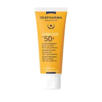 UVEBLOCK SPF 50+ Invisible Fluid – Protectie solara pentru piele sensibila – 40 ml, IsisPharma