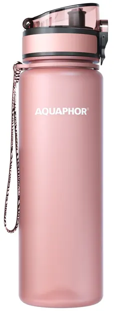 Sticlă de apă filtrantă Aquaphor - City, Filter, 0.5 l, Powder Pink