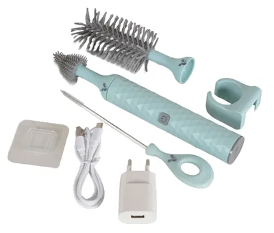Perie electrică pentru sticle 2 în 1 Cangaroo - albastru