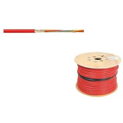 Cablu incendiu JE - H (ST) H E30/E90 2X2X0,8 portocaliu rola 500 m premium TED TED002471