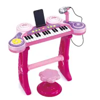 Set de joaca pian cu microfon si scaunel Ocie OTE0672518