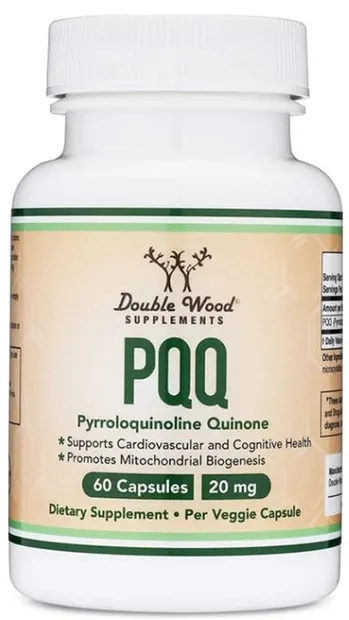 PQQ Pyrroloquinoline quinone, 20 mg, 60 capsule, Double Wood