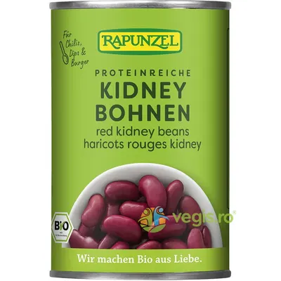 Fasole Kidney Rosie in Doza Ecologica/Bio 400g
