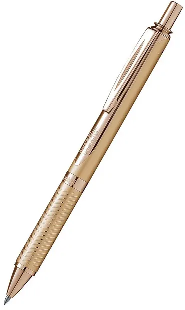 Roller automat Pentel BL 407 - Auriu, in cutie