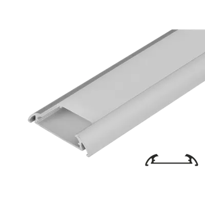 Profil Aluminiu pentru Benzi Led Aplicat 2m