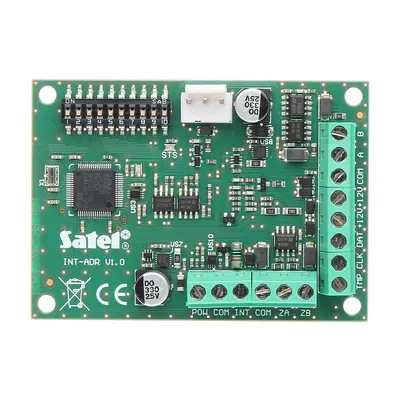 Modul extindere zone adresabile Satel Integra INT-ADR, 48 zone, compatibil centrale INTEGRA si INTEGRA Plus
