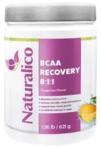 BCAA Recovery 8:1:1, mandarină, 621 g, Naturalico