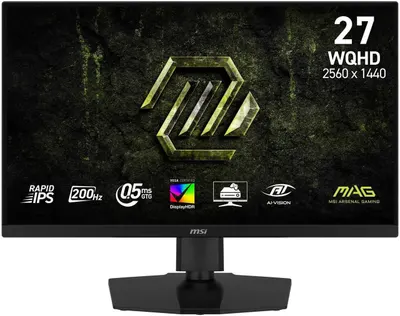 Gaming monitor MSI - MAG 274QPF E20, 27'', 200Hz, 0.5ms, Rapid IPS