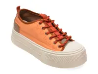 Pantofi sport GRYXX portocalii, R526D72, din material textil