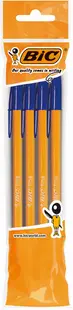 Set de pixuri BIC Orange - 0.8 mm, albastru, 4 buc