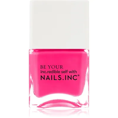 Nails Inc. Neon lac de unghii cu stralucire neon culoare Sun Street Pessage 14 ml