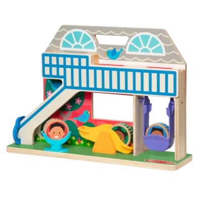 Set de joaca din lemn cu accesorii Scoala Rostogol GO TOTs