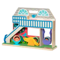 Set de joaca din lemn cu accesorii Scoala Rostogol GO TOTs