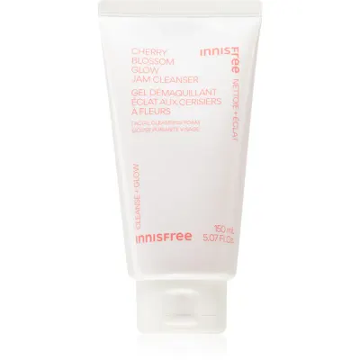 innisfree Cherry Blossom Glow Jam Cleanser gel hidratant de curatare pentru o piele mai luminoasa 150 ml
