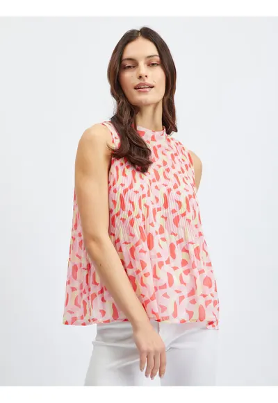 Bluza fara maneci cu pliuri Raytime