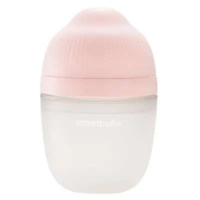 Biberon Anticolici Mombella Brest-Like 210ml Tetina M flux mediu 100 Silicon Old Roze