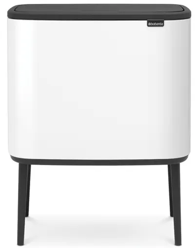 Coș de gunoi Brabantia - Bo Touch, 3 x 11 l, White
