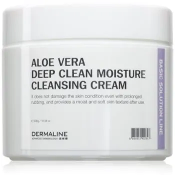 Dermaline Basic Solution Line Aloe Vera Deep Clean Moisture Cleansing Cream Cremã curățare în profunzime cu aloe vera