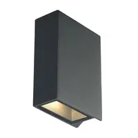 Corp iluminat de perete, aplica, QUAD SUS / JOS 12 de perete lumini, antracit