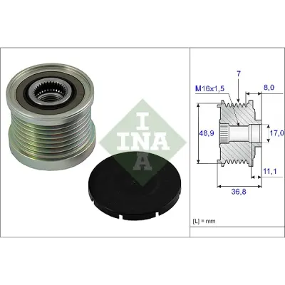 Sistem roata libera, generator INA 535 0081 10