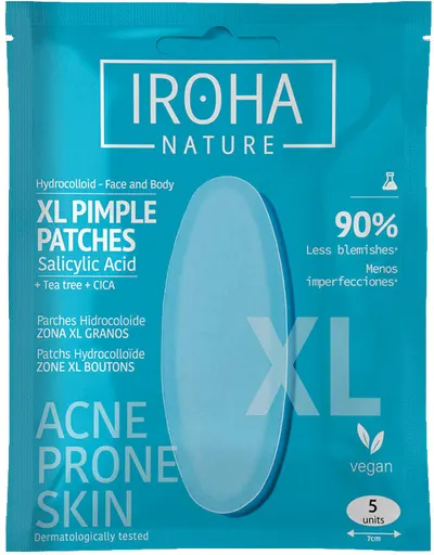 Iroha Nature Plasturi pentru coșuri XL SOS, 5 bucăți