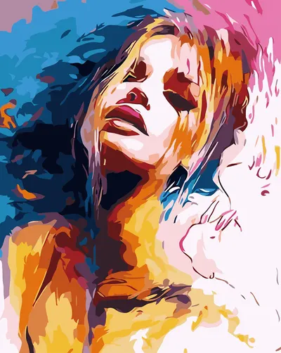 Kit Coloreaza dupa numere Newart - W3080, 40 x 50 cm